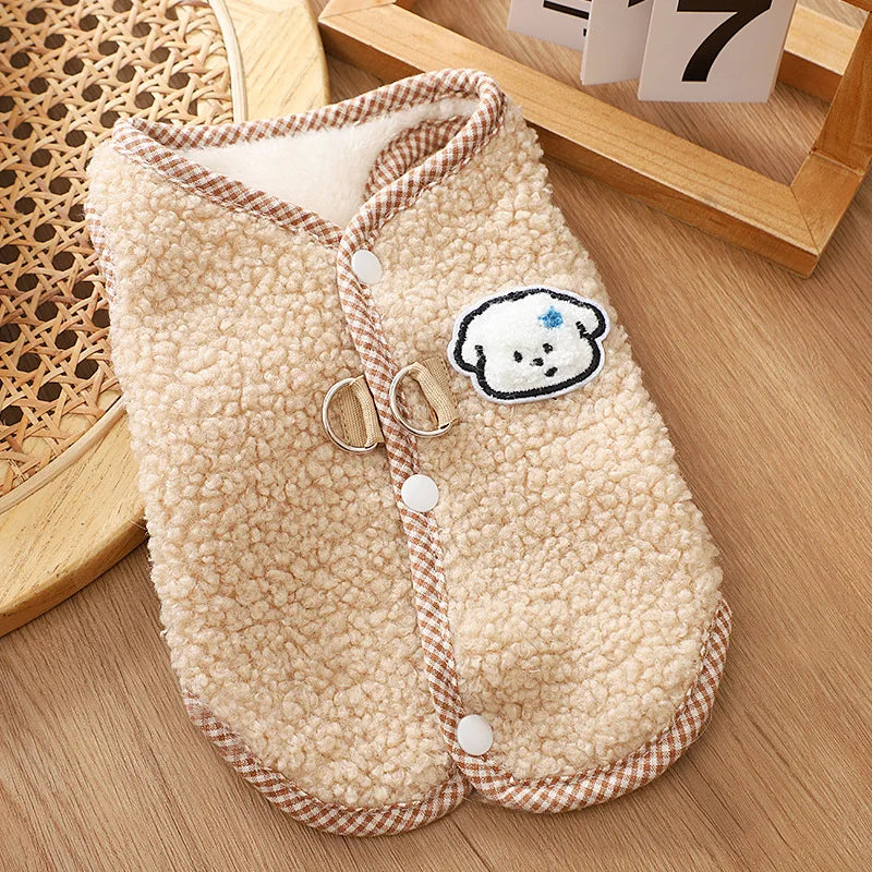 Fleece Dog Coat for Small Breeds