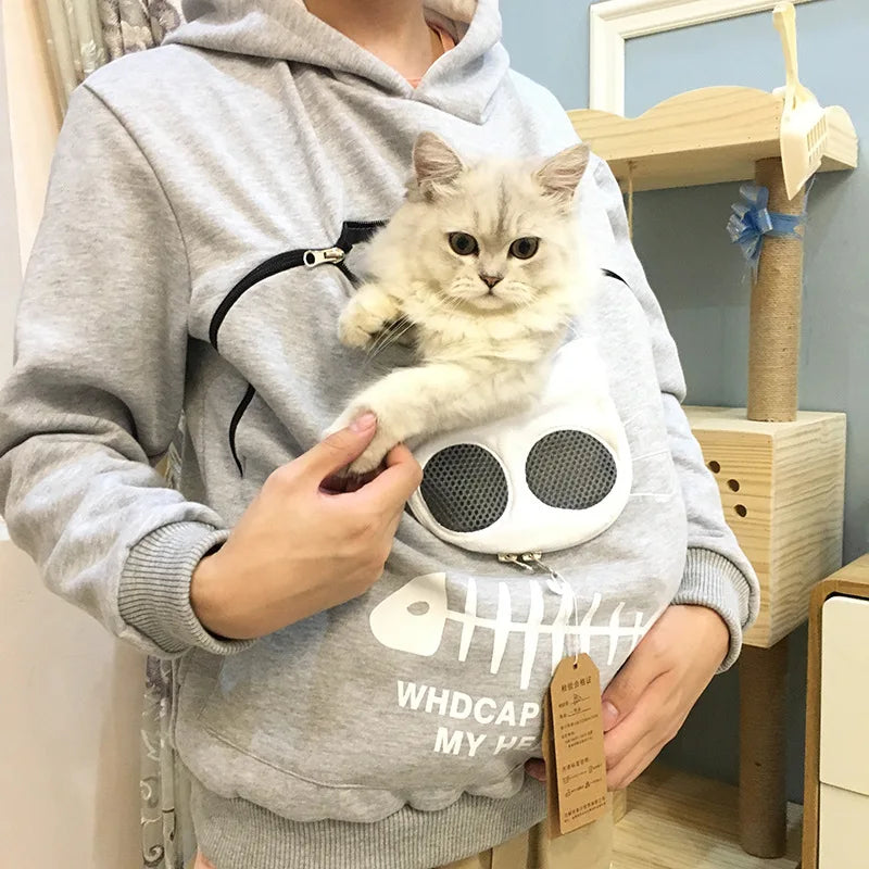 Oversized Warm Pet Pouch Hoodie II