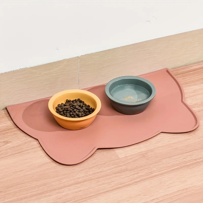 Silicone Waterproof Feeding Mat for Dogs Cats