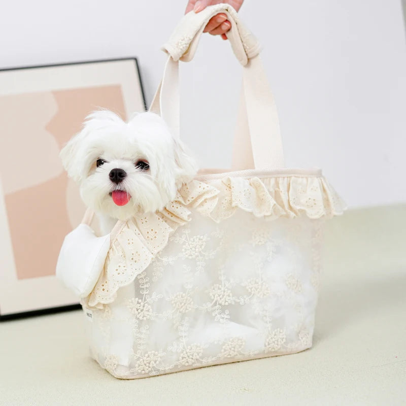 Onecute Lace Pet Carrier Purse
