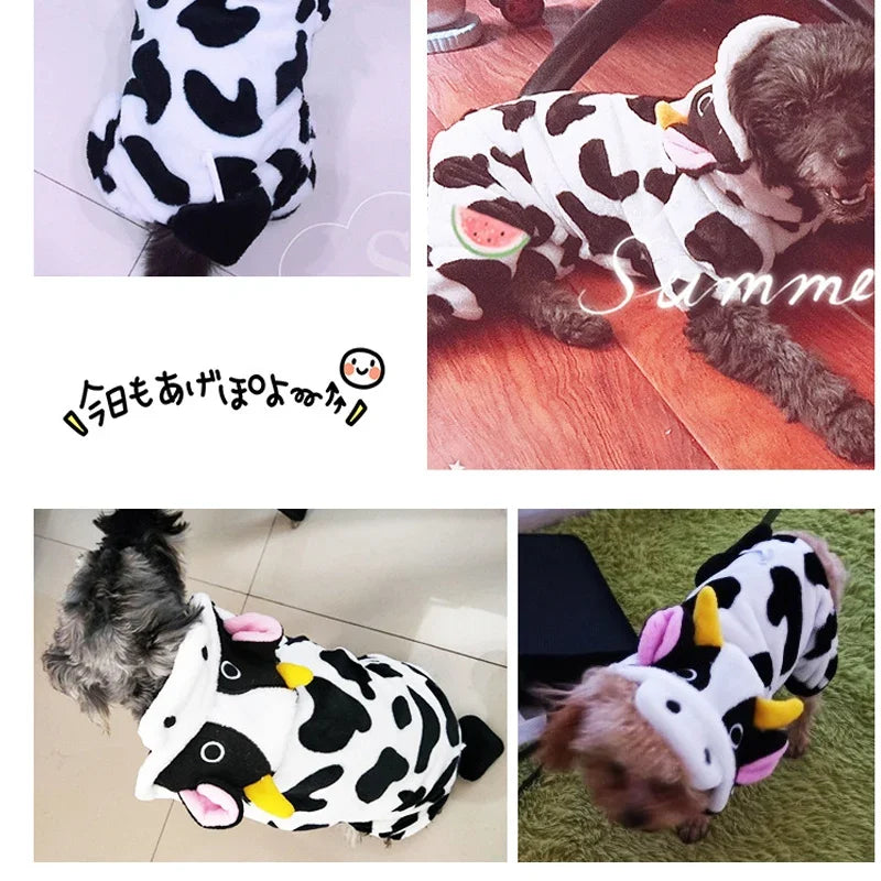 Soft Fleece Jumpsuit Hoodie for Dogs