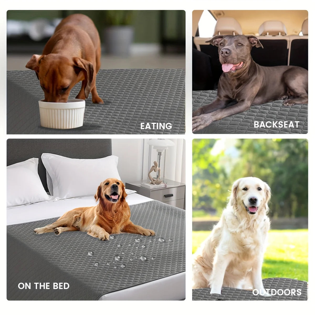 Non-Slip Waterproof Pet Bed Cover for Dogs