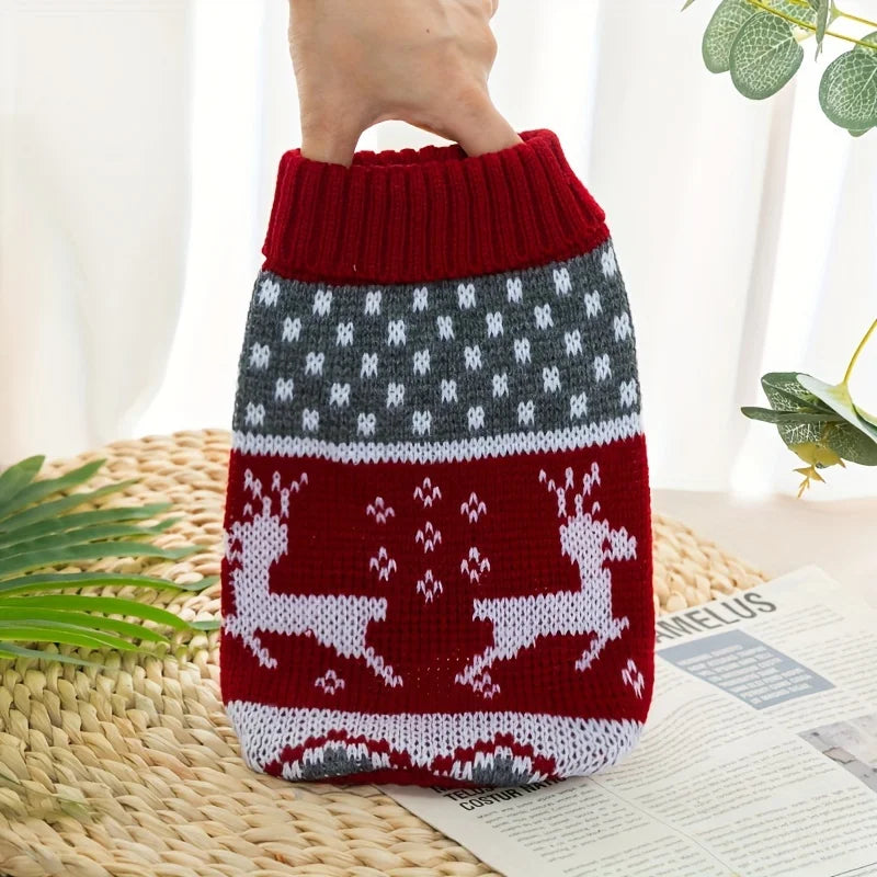 Knitted Christmas Wool Sweater for Pets