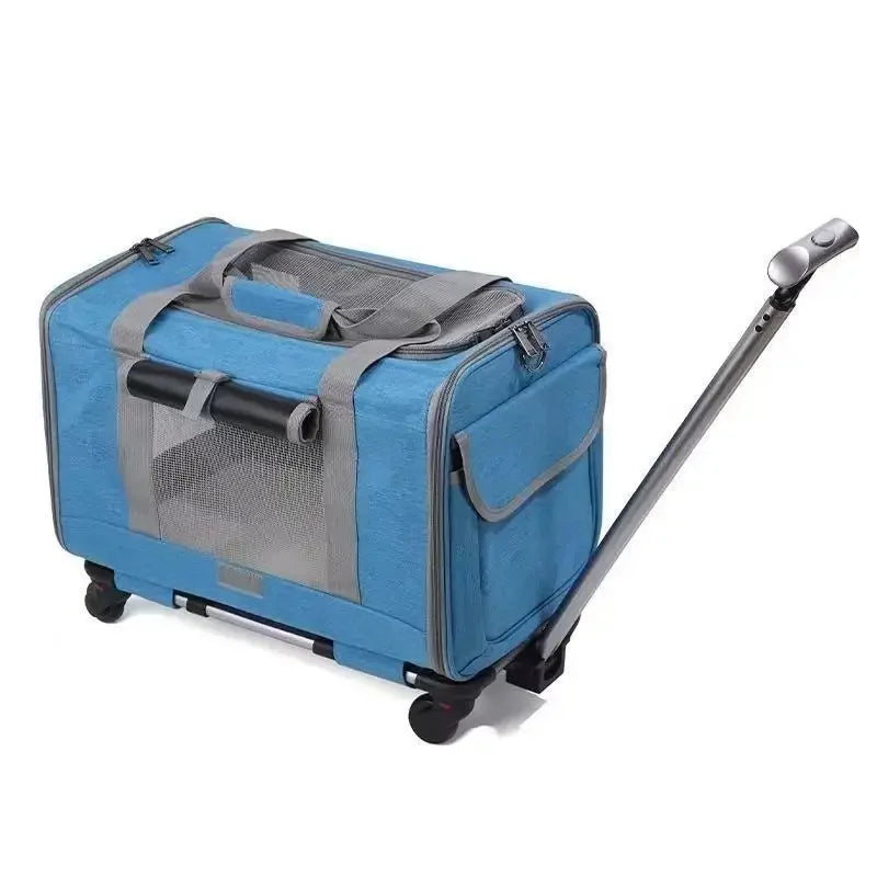 Wheeled Airline-Approved Pet Trolley Carrier