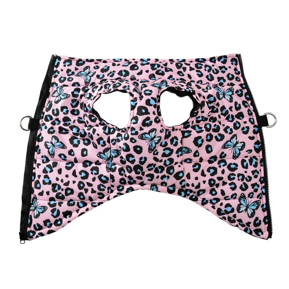 Leopard Print Warm Coat for Dogs