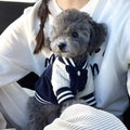 Embroidered Baseball Jacket for Small Pets