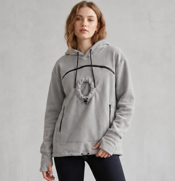 Kangaroo Pouch Fleece Pet Hoodie