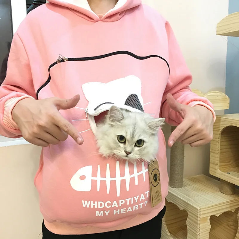Oversized Warm Pet Pouch Hoodie II