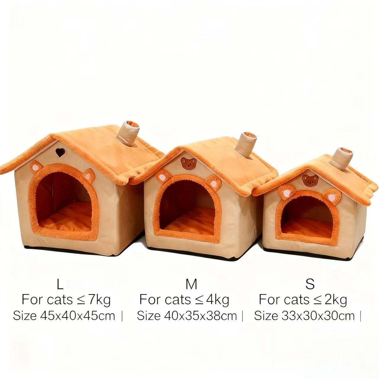 All-Season Washable House Style Pet Bed Dogs