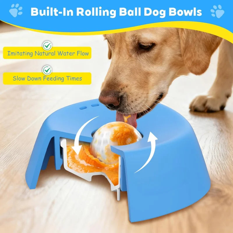 Slow Feeder Anti-Choke Non-Slip Dog Bowl