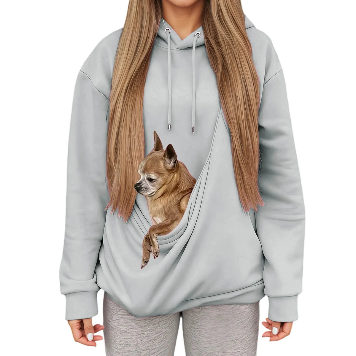 Athletic Unisex Pet Carrier Hoodie
