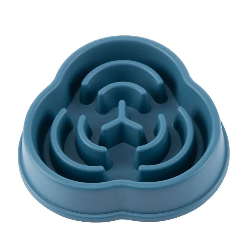 Anti-Choke Slow Feeder Pet Food Bowl
