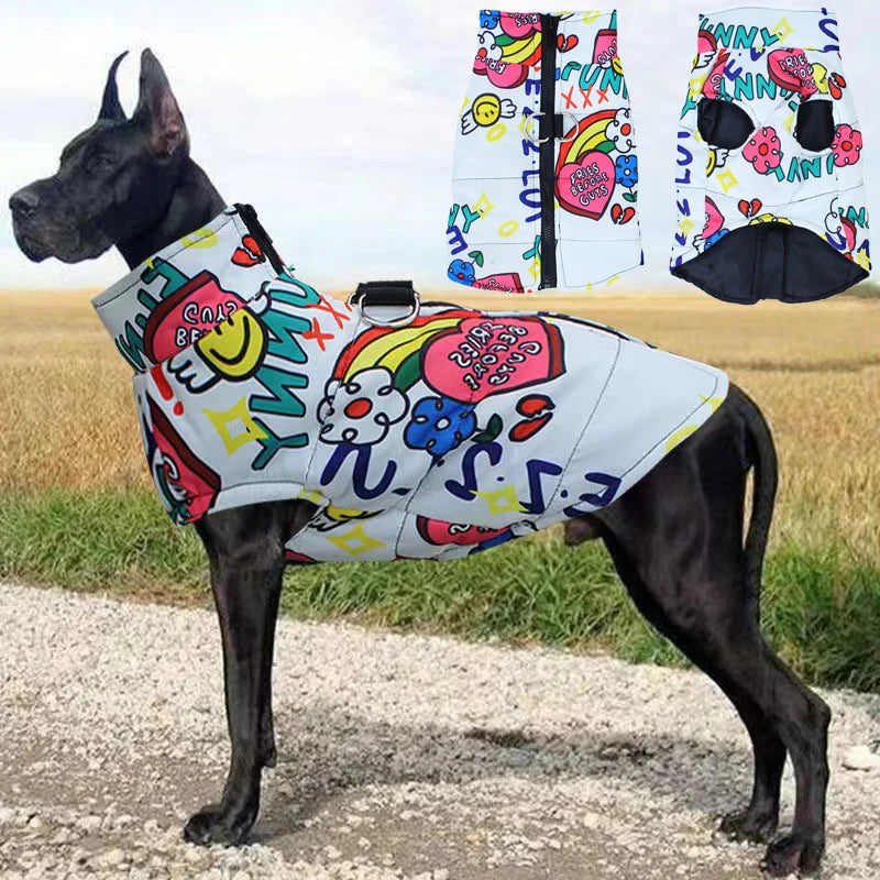 Waterproof Jacket for Large Breed Dogs