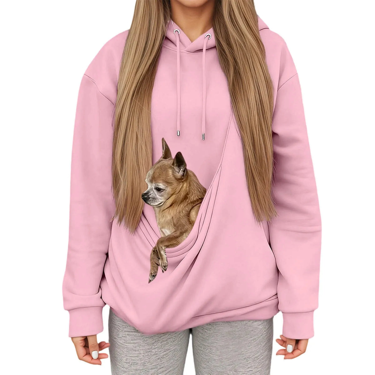 Athletic Unisex Pet Carrier Hoodie