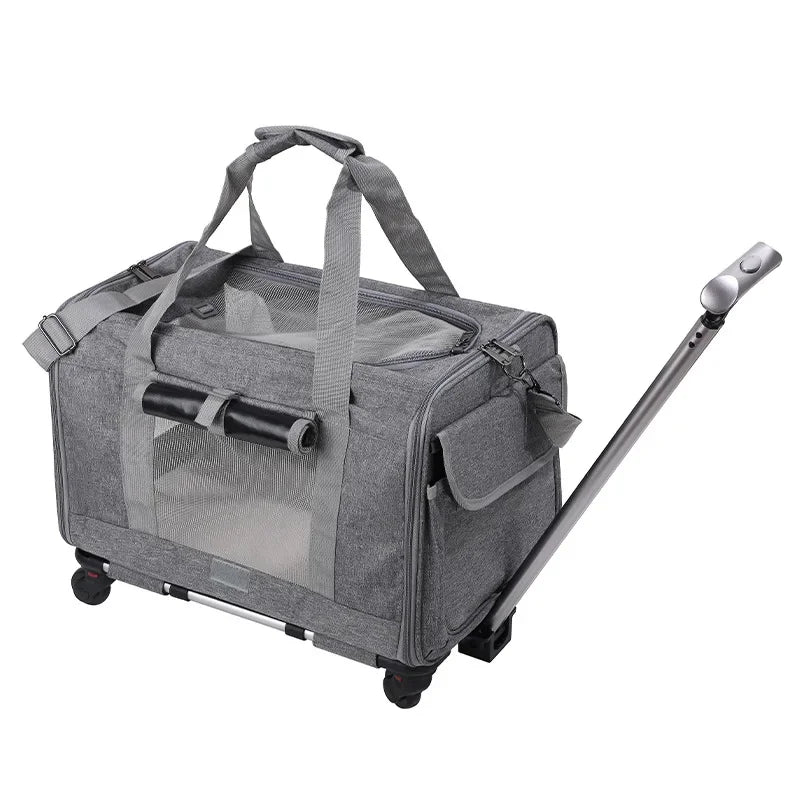 Wheeled Airline-Approved Pet Trolley Carrier