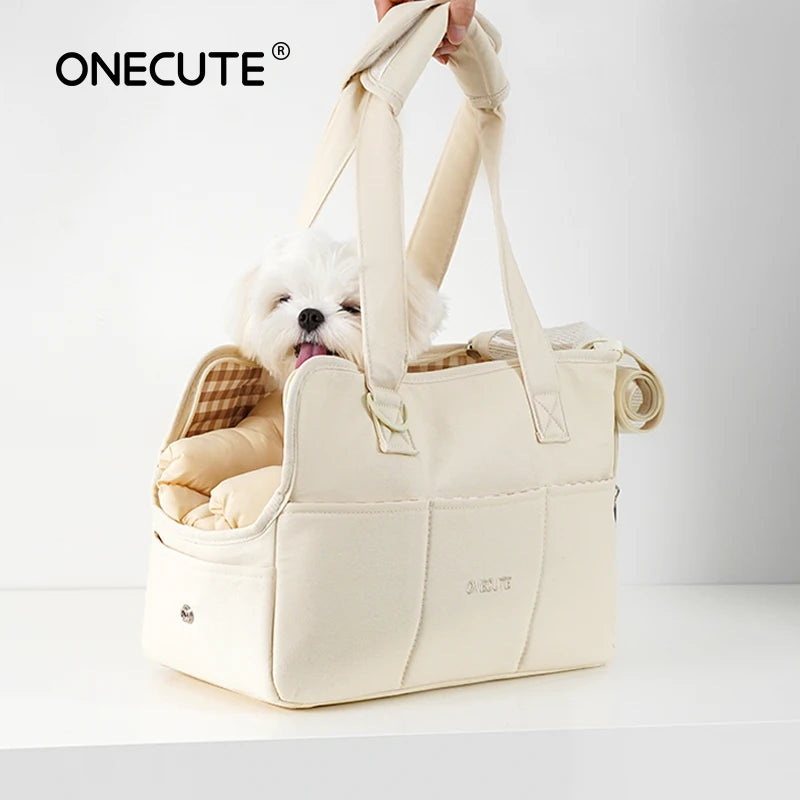 Portable Small Dog Shoulder Handbag