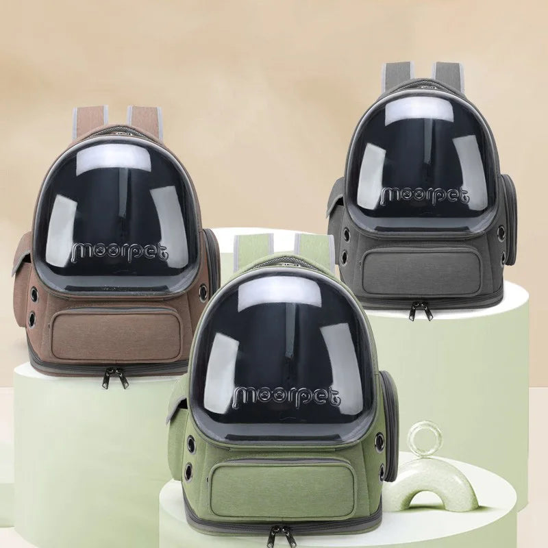 Transparent Cat Carrier Travel Backpack