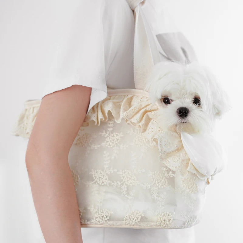 Onecute Lace Pet Carrier Purse