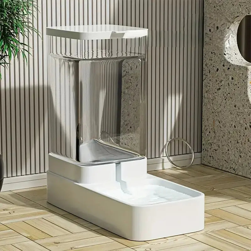Gravity Plastic Dog Food & Water Dispenser