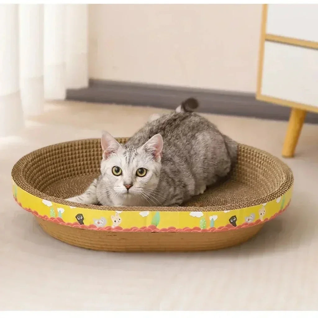 Cat Scratching Board Corrugated Claw Grinding Toy