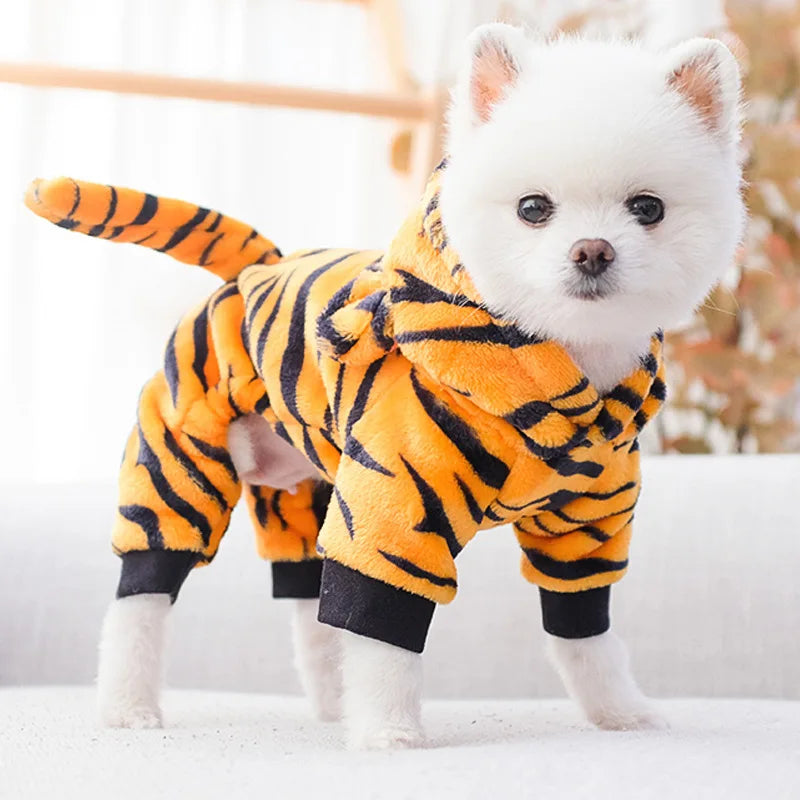 Soft Fleece Jumpsuit Hoodie for Dogs