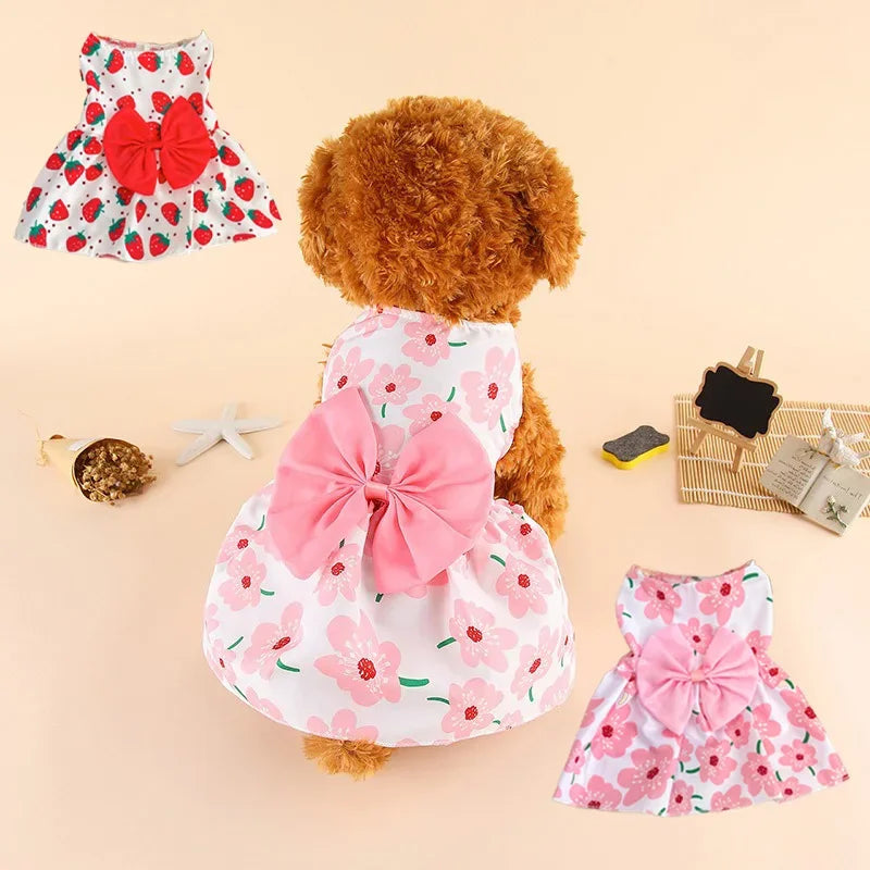 Puppy Skirt Spring Summer Dog Princess