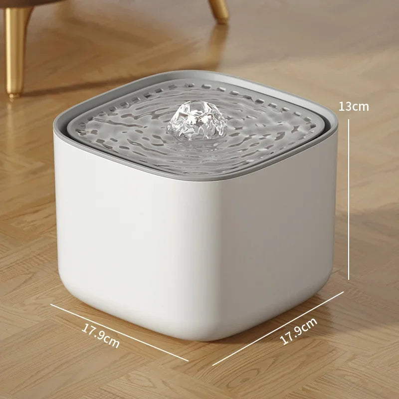 3L USB Electric Filtered Cat Water Fountain