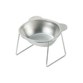 Tilted Elevated Stainless Steel Cat Bowl