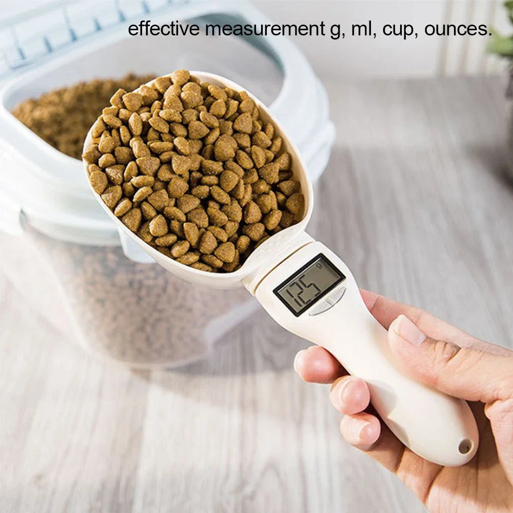 Digital Pet Food Measuring Scoop Scale