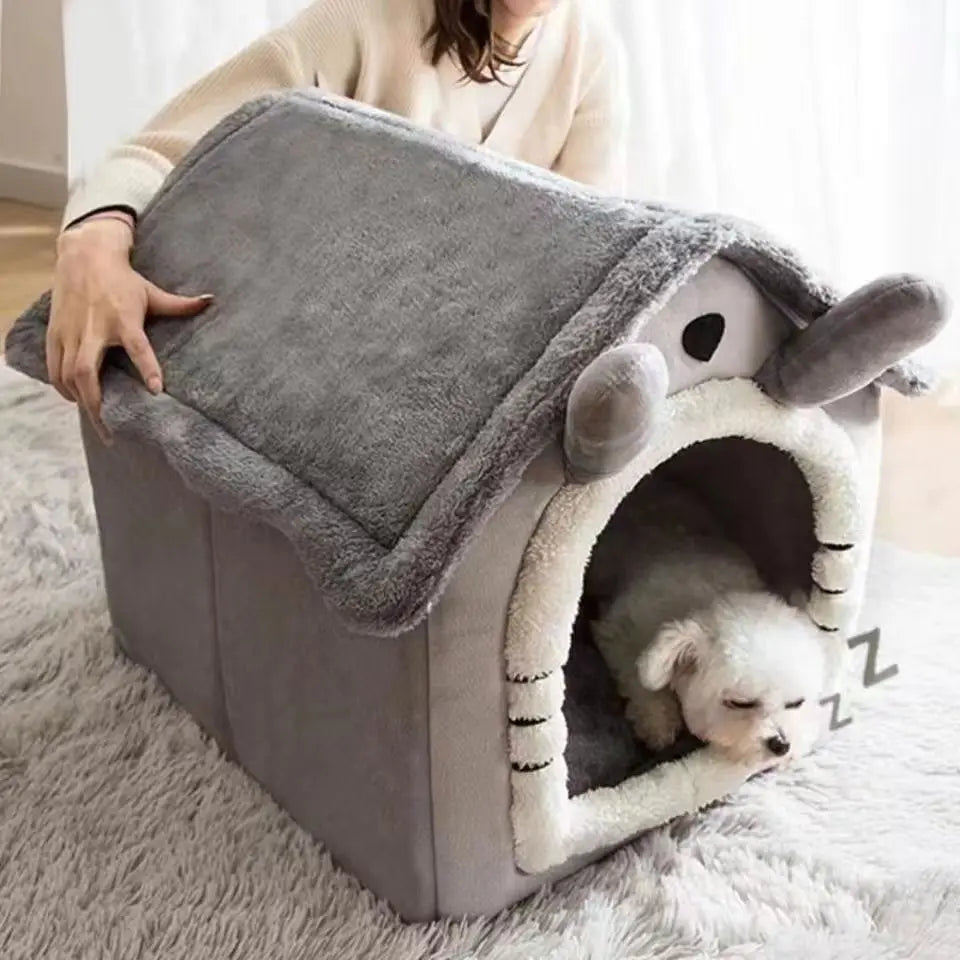 All-Season Washable House Style Pet Bed Dogs