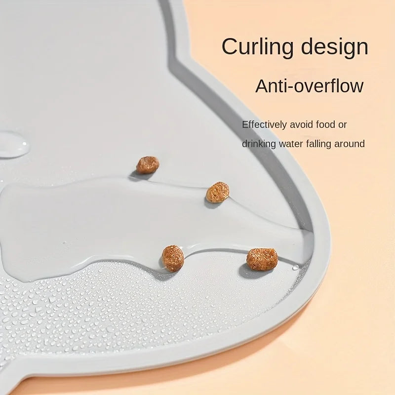 Silicone Waterproof Feeding Mat for Dogs Cats