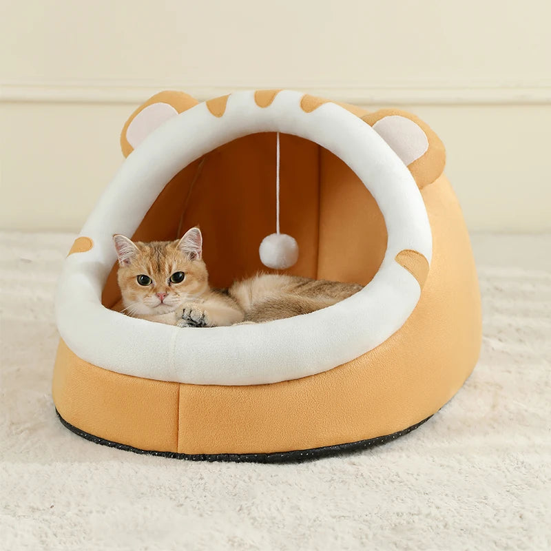 Warm Cave Cushion Cat Bed Pet House