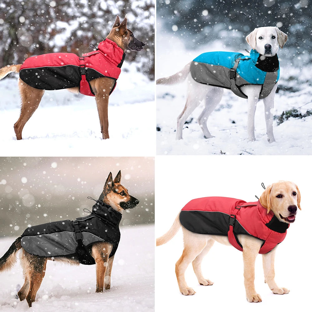 Waterproof Warm Coat Jacket Reflective Raincoat