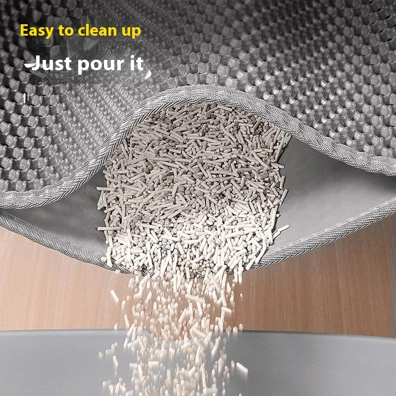 Extra Large Waterproof Cat Litter Mat Non-Slip