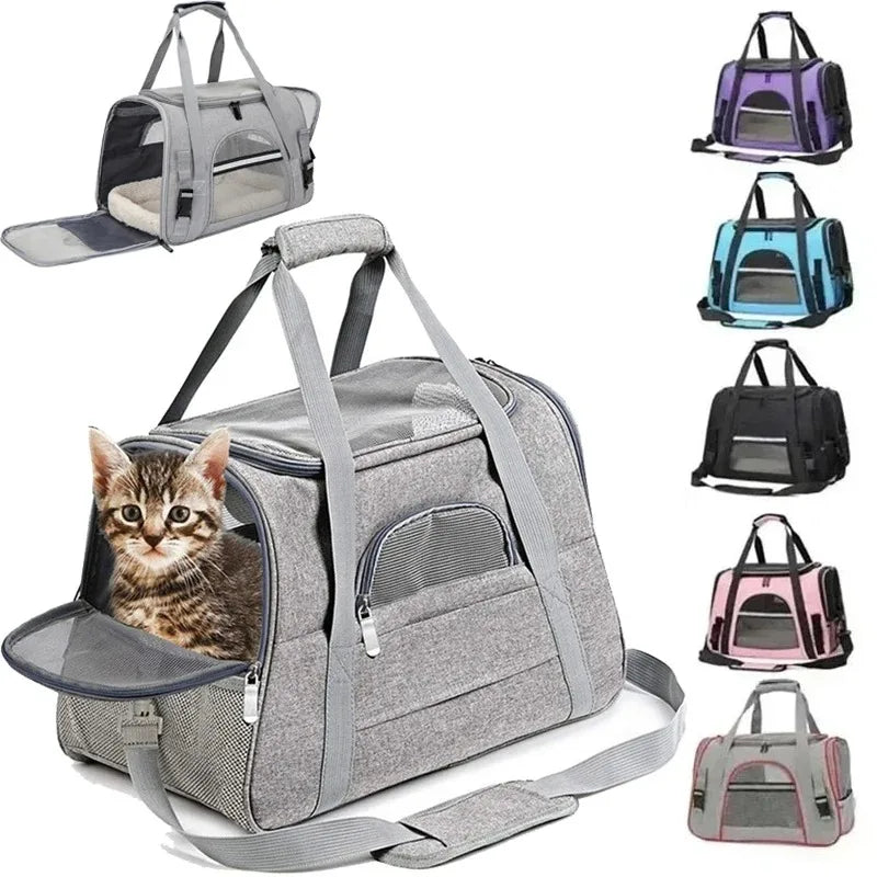Foldable Breathable Pet Carrier Shoulder Bag