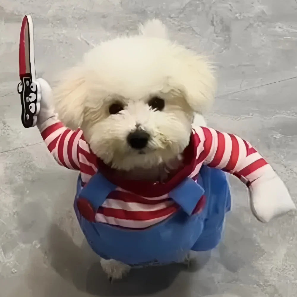 Spooky Halloween Cosplay Pullover for Dogs