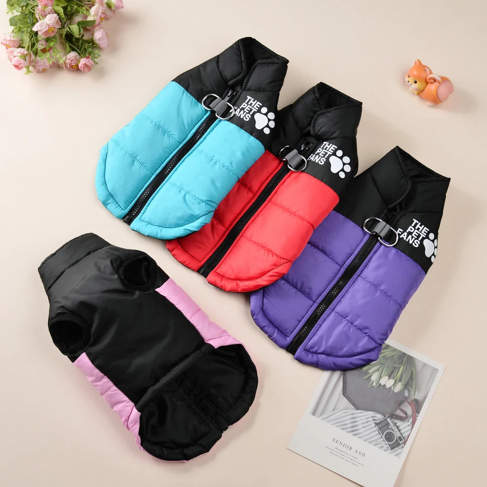 Warm Winter Pet Clothes Windproof Jacket Coat