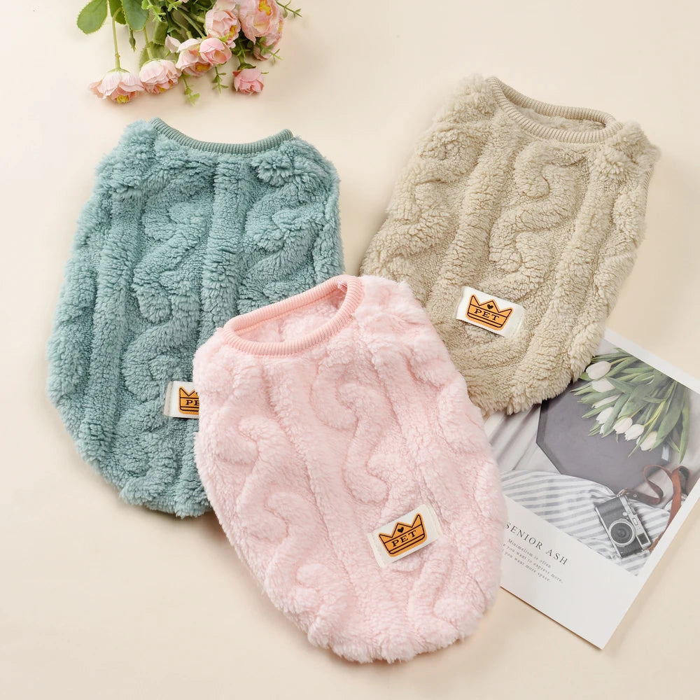 Warm Fleece Autumn Sweater for Pets