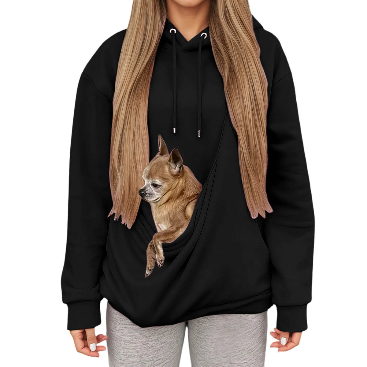 Athletic Unisex Pet Carrier Hoodie