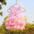Lace Stripe Princess Dress for Dogs