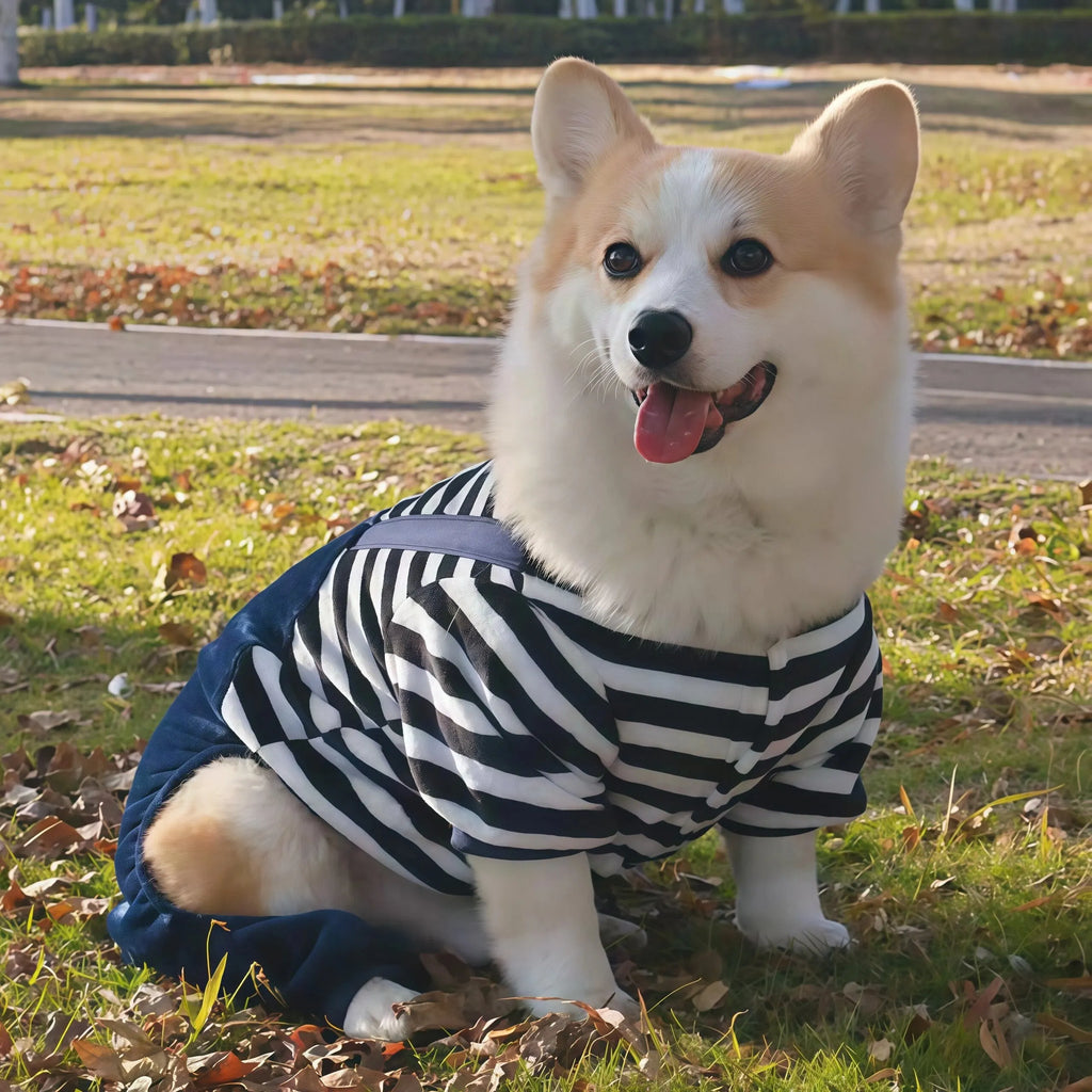 Warm Fleece Jumpsuit with Leash Ring