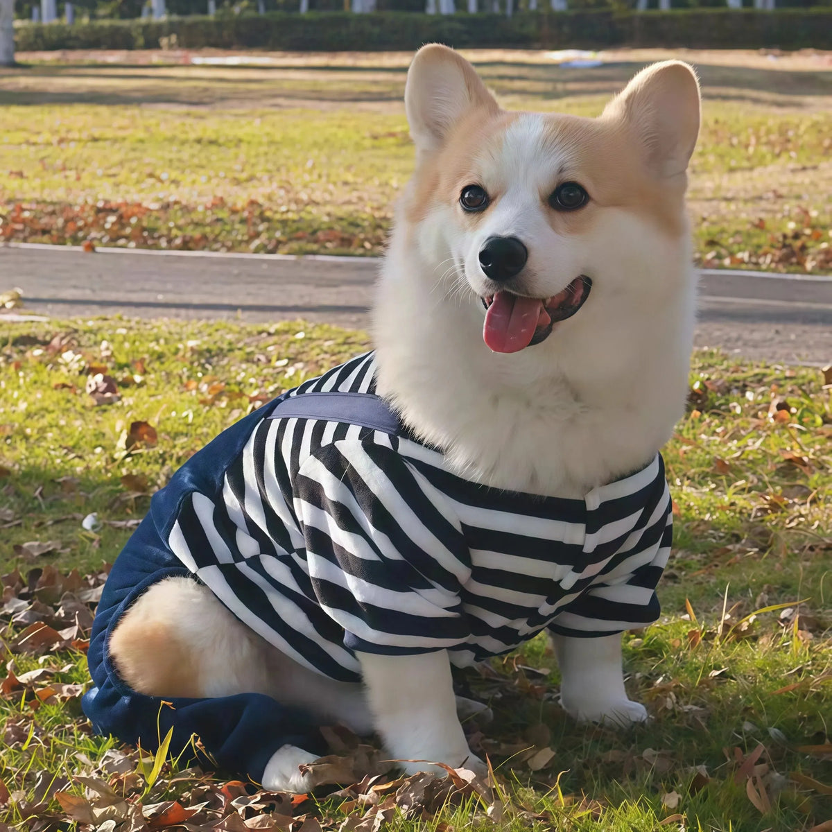 Warm Fleece Jumpsuit with Leash Ring