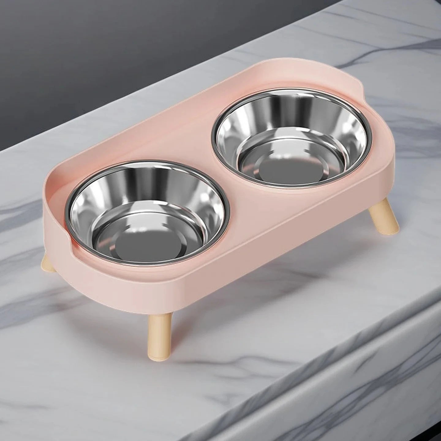 Elevated Dual Food & Water Pet Station