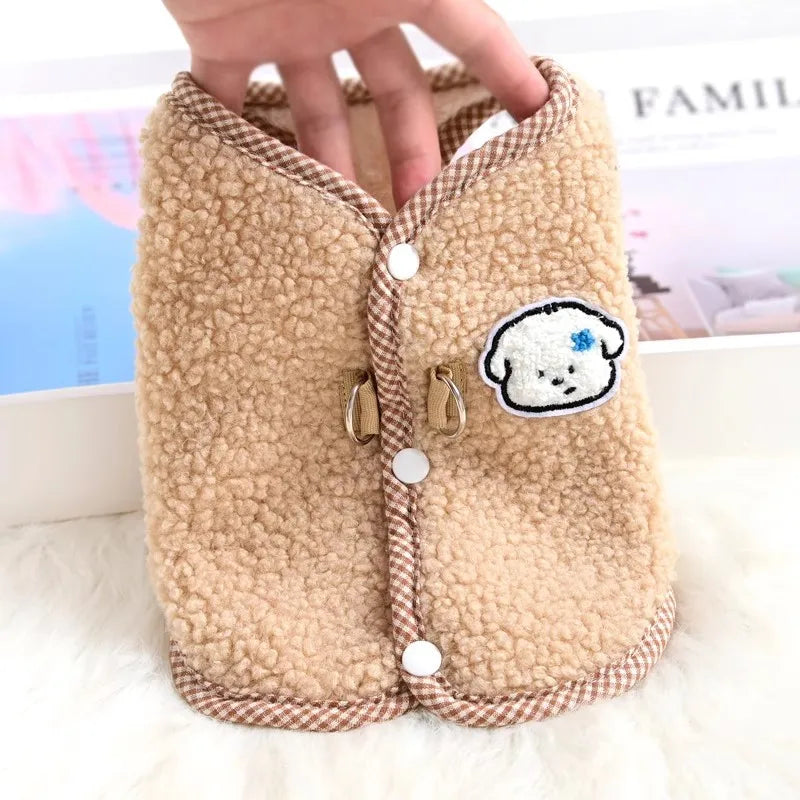 Fleece Dog Coat for Small Breeds