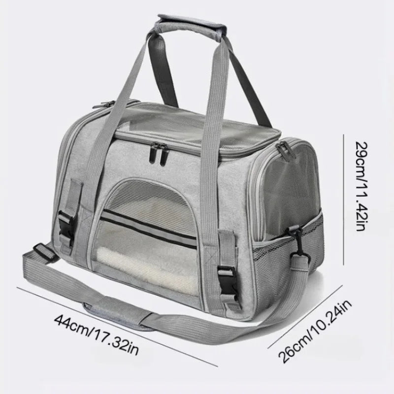 Foldable Breathable Pet Carrier Shoulder Bag