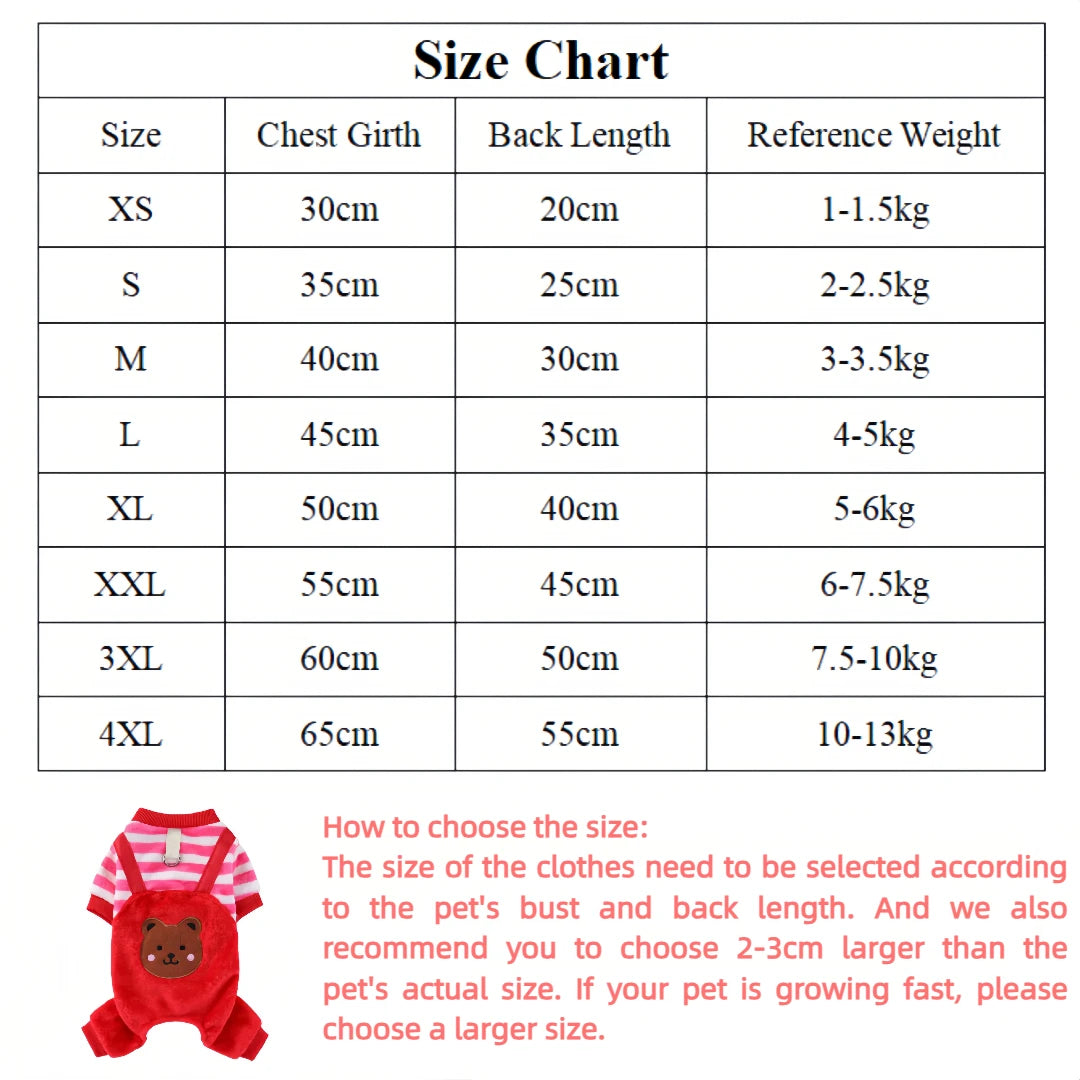 Warm Fleece Jumpsuit with Leash Ring