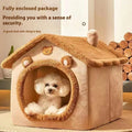 All-Season Washable House Style Pet Bed Dogs
