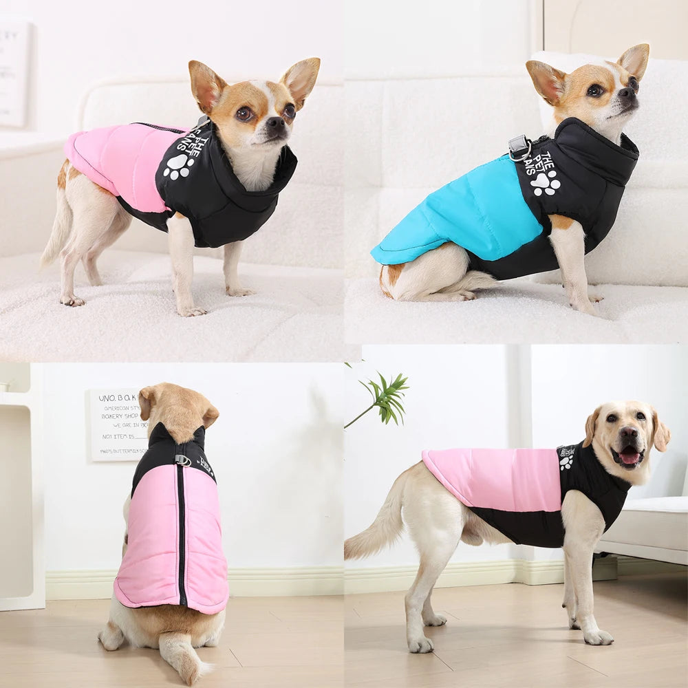 Warm Winter Pet Clothes Windproof Jacket Coat