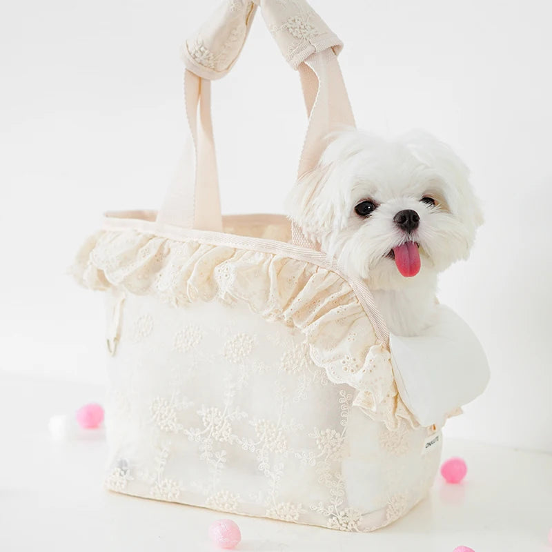 Onecute Lace Pet Carrier Purse