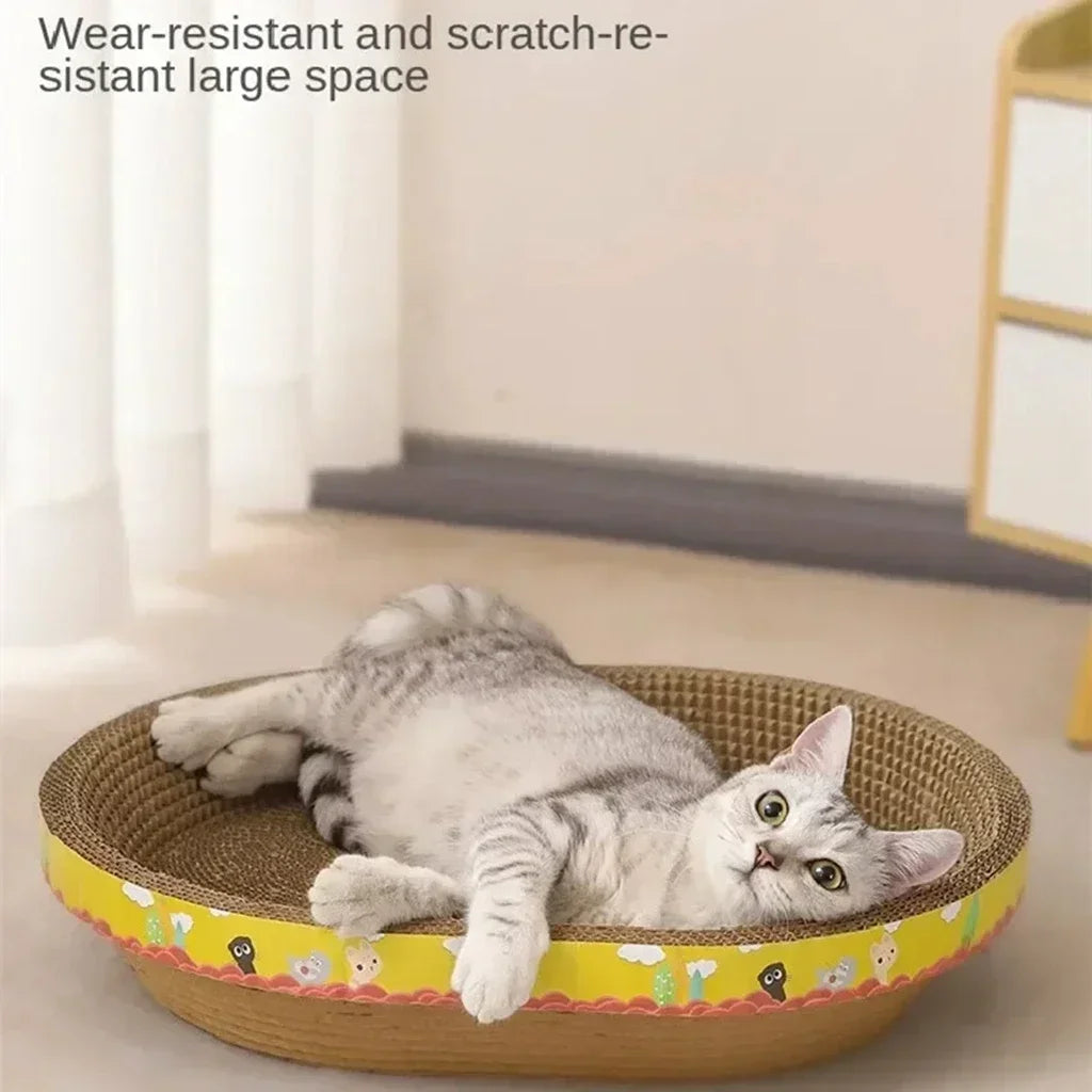Cat Scratching Board Corrugated Claw Grinding Toy